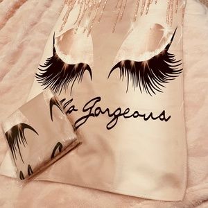 Set of (2) “Hello Gorgeous” Hand Towels